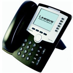 Linksys - Sipura SPA-962 SIP VOIP Phone (2) RJ45, PoE, Six Lines, Color Graphical Display
